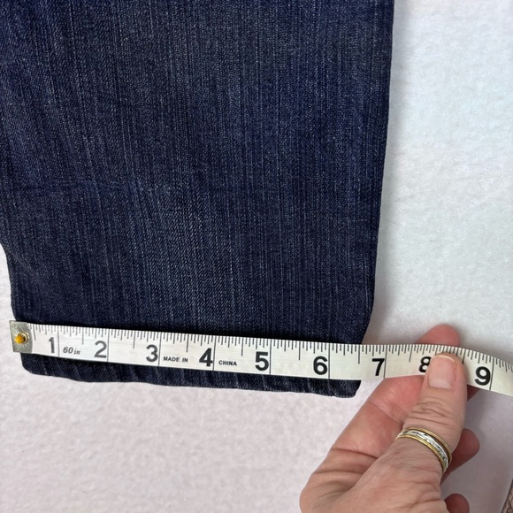 ReRock for Express jeans size 10/30 Skinny EUC dark wash. Deco pockets - Picture 2 of 12